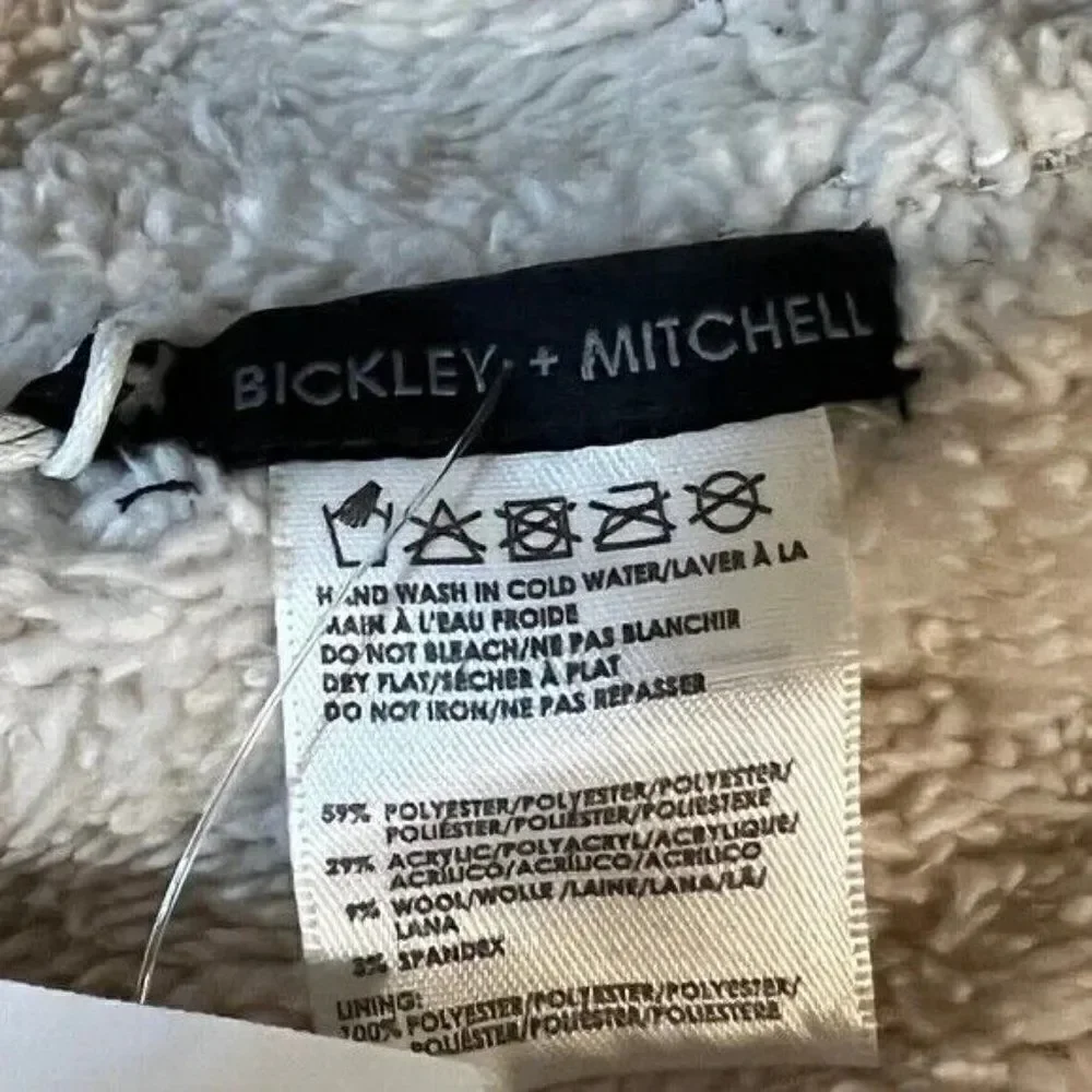 Bickley + Mitchell Women s Light Pink Infinity Knit Scarf Wool Blend NWT